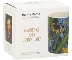 Home4You Puodelis PAINTING ART H9.5cm 350ml "Irisai"