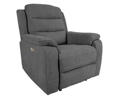 Home4You Recliner fotelis Mimi, pilka