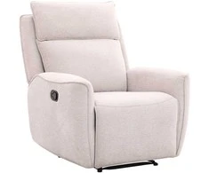 Sofa Home4you Fotelis-reglaineris MAREN Smėlio spalvos