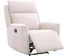Sofa Home4You Fotelis-reglaineris MAREN Smėlio spalvos