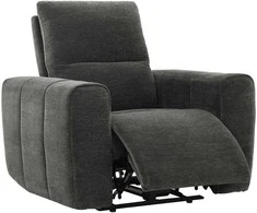 Sofa Home4You Atlošiamas krėslas MATIAS su elektriniu mechanizmu, pilkas