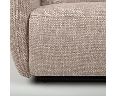 Home4You 3-vietė atlošiamoji sofa „BASTIAN“ su elektriniu mechanizmu, smėlio spalvos