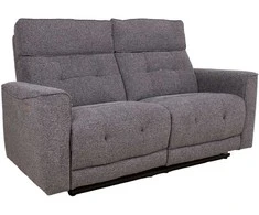 Home4you Sofa su reglaineriu BOSCO 2-vietų Elektrinė Pilka