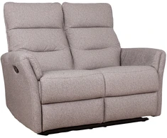 Lova Dvivietė atlošiamoji sofa „BOWERS“ su rankiniu mechanizmu, smėlio spalvos