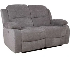 Home4You Reglaineris-sofa su elektriniu mechanizmu FELICIA 2-vietų Pilka
