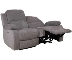 Home4you Reglaineris-sofa su elektriniu mechanizmu FELICIA 2-vietų Pilka