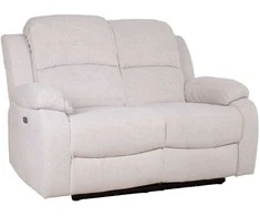Home4You Reglaineris-sofa su elektrinių mechanizmu FELICIA 2-vietų Natūrali balta