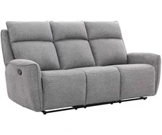 Home4You Sofa-reglaineris MAREN 3-vietų Pilka