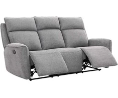 Home4You Sofa-reglaineris MAREN 3-vietų Pilka