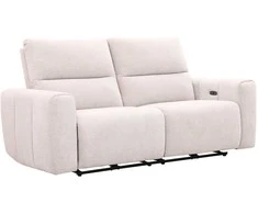 Home4You Sofa su reglaineriu MATIAS Trivietė Šviesiai smėlio
