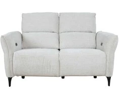 Home4You Dvivietė sofa su reglaineriu MIAMI Šviesiai smėlio