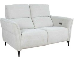 Home4You Dvivietė sofa su reglaineriu MIAMI Šviesiai smėlio