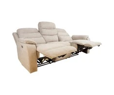 Home4You Sofa Mimi 3 - vietų reglaineris, šviesiai pilkos spalvos