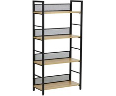 Home4You Lentynėlė HECTOR 60x28xH121cm, uosio/juoda