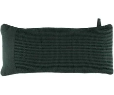 Pirties pagalvė Rento 50 x 22 cm, juoda/tamsiai žalia