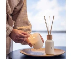 Home4You Aromatinė sojų vaško žvakė RENTO Beržo kvapo, 24 h