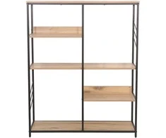 Fotelis Home4You Lentyna DIMITRA Kaimiška/Juoda 100x30xH124cm