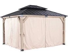 Užuolaidos CEDAR Šoninės 3x4m, Poliesteris