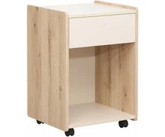 Fotelis Home4You Naktinis staliukas LESTER 43x40xH64cm Melaminas