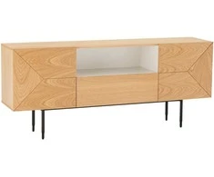 Fotelis Home4you TV staliukas NATE 180x40xH70cm, ąžuolinė