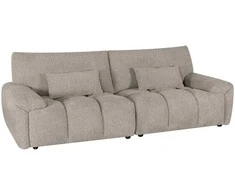 Home4You Sofa BARBARA, 3 vietų, šviesiai ruda
