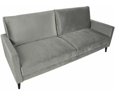 Home4You Sofa-lova ANNA su daiktadėže Smėlio spalvos aksomas