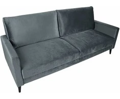 Home4you Sofa-lova ANNA su daiktadėže Pilkas aksomas
