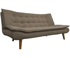 Išskleidžiamoji sofa „GOZZANO“, pilkai rudos spalvos, bandymas