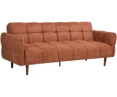 3-vietė miegamoji sofa „SERENA“, plytų raudonumo spalvos
