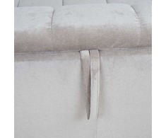 Home4you Sofa-lova STELLA Su spyruokliniu čiužiniu, Smėlio spalvos