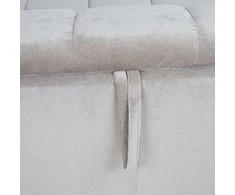 Home4You Sofa-lova STELLA Su spyruokliniu čiužiniu, Smėlio spalvos