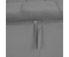 Home4You Sofa-lova STELLA su spyruokliniu čiužiniu, pilka