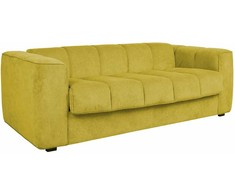 Home4You Spring Sofa-lova STELLA su spyruokliniu čiužiniu, geltona