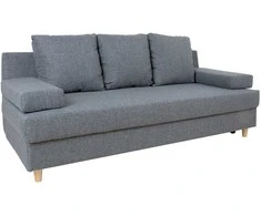 Home4You Sofa-lova VELLA su daiktadėže, pilka