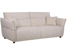 Home4You Sofa CALLA 3-seater, oat baltas