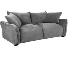 Home4You Sofa DIVI, 3 vietų, pilka