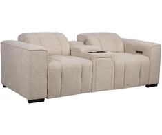Lova „Sofa HUB“ 2-vietė elektrinė atlošiamoji sofa, smėlio spalvos