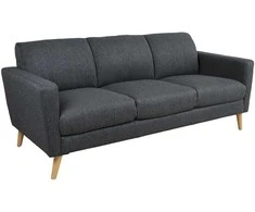 Home4You Sofa KAILI 3-vietė, tamsiai pilka