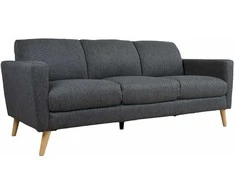 Home4You Sofa KAILI 3-vietė, tamsiai pilka