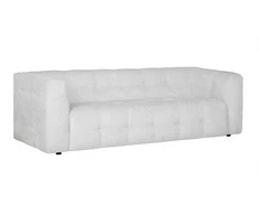Fotelis Home4You Sofa LEESI 3-vietė, balta