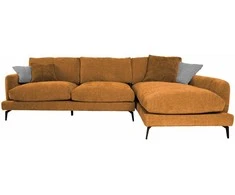 Home4you Kampinė sofa DAISY DK, ruda