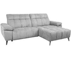 Home4You Elektrinė Kampinė sofa LUZERN dešinioji kampinė, pilka