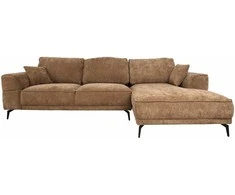 Home4You Kampinė sofa OLIVIA DK, smėlio