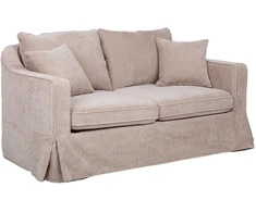 Dvivietė sofa „SIENNA“, smėlio spalvos