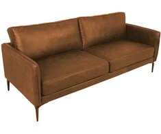 Home4You Sofa SOFIA 3-vietė, ruda
