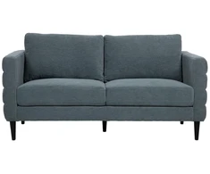 Home4You Sofa STEVENS 2-seater, greenish-pilkas