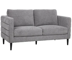 Home4You Sofa STEVENS 2-seater, pilkas