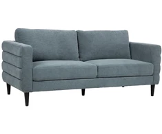 Home4You Sofa STEVENS 3-seater, greenish-pilkas