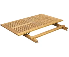Home4You Stalas FINLAY 110x70x74,5cm, akacijos spalvos