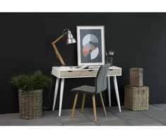Home4You Stalas NEPTUN su 3 stalčiais, 110x50x77 cm